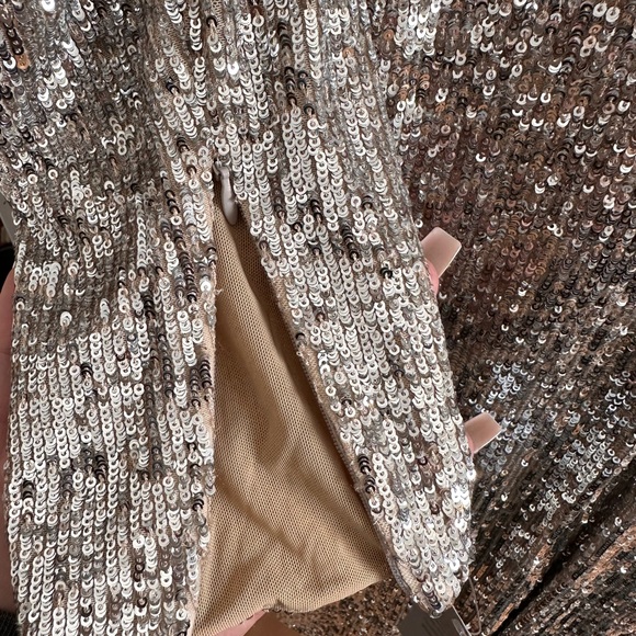 Sachin and Babi Harper Mesh Midi Dress Size 10 - Picture 9 of 11